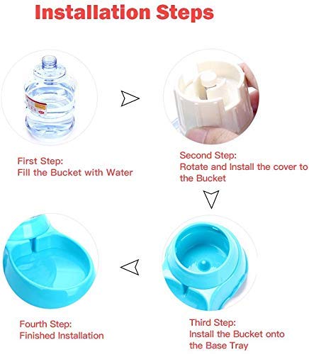 Automatic Gravity Pet Food & Water Dispenser – 3.5L
